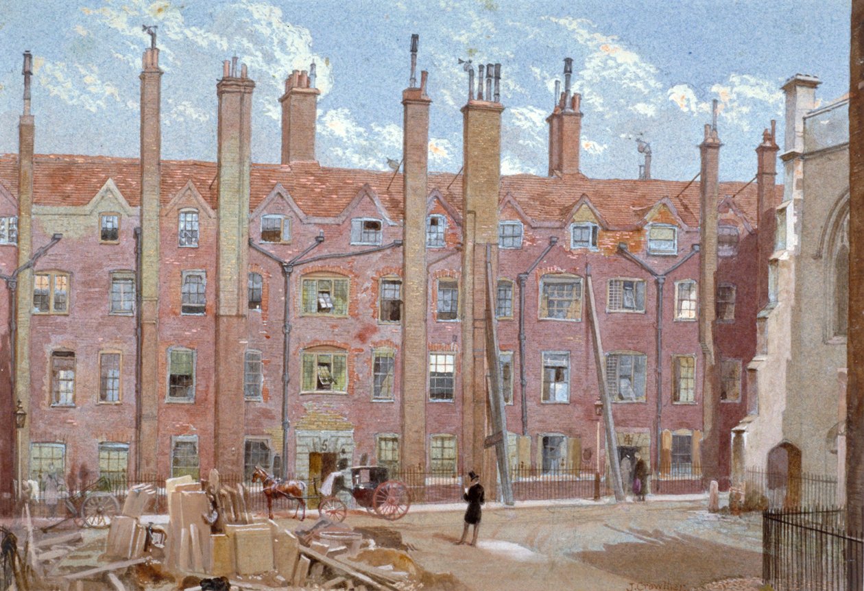 Old Buildings, Lincoln's Inn, London by John Crowther