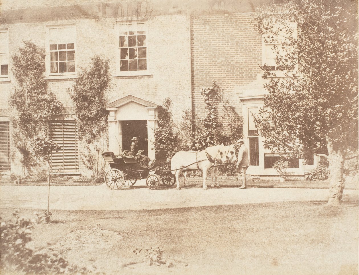 Oakley Cottage, 1853-56 by John Dillwyn Llewelyn