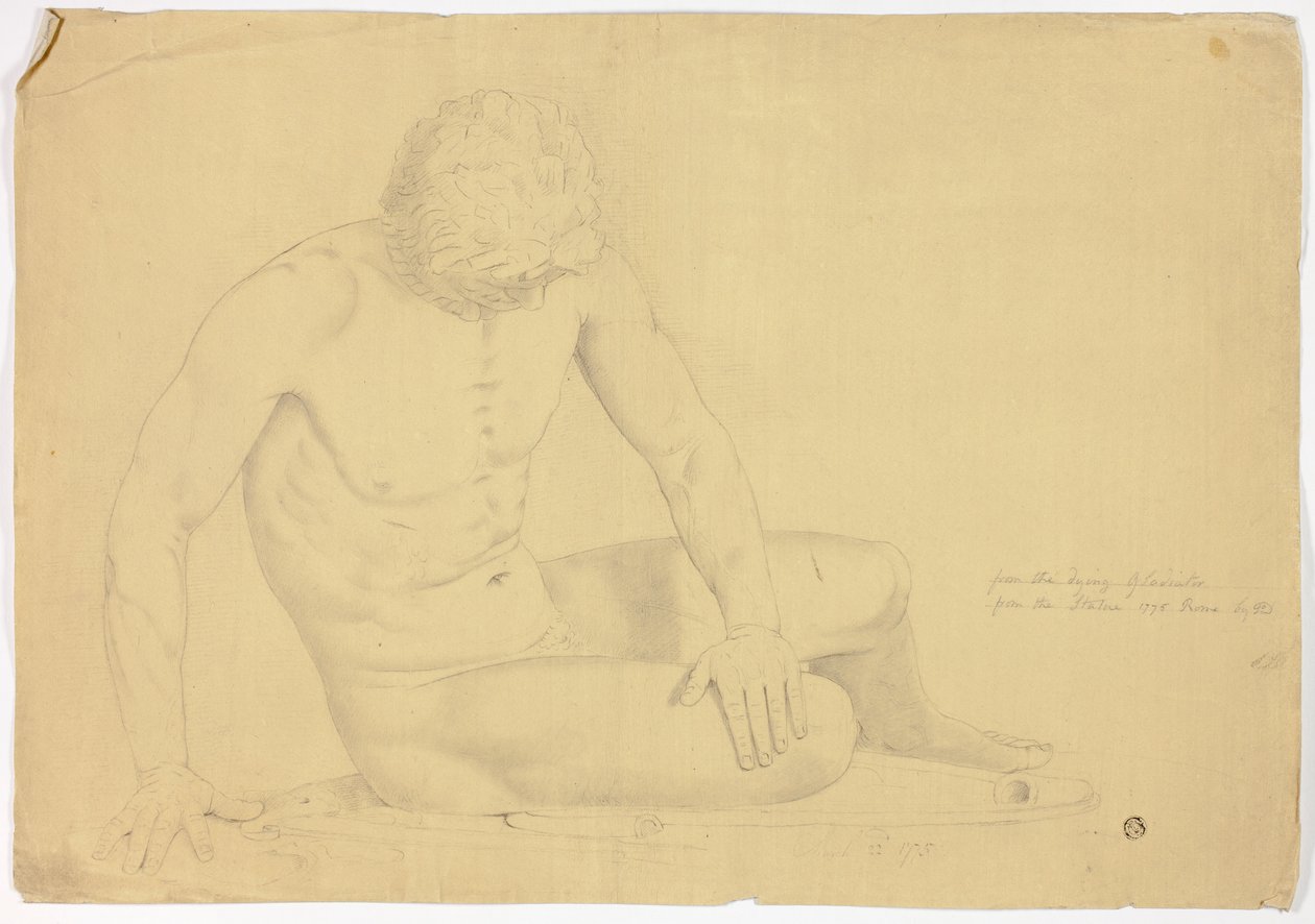 Statue of the Dying Gaul by John Downman