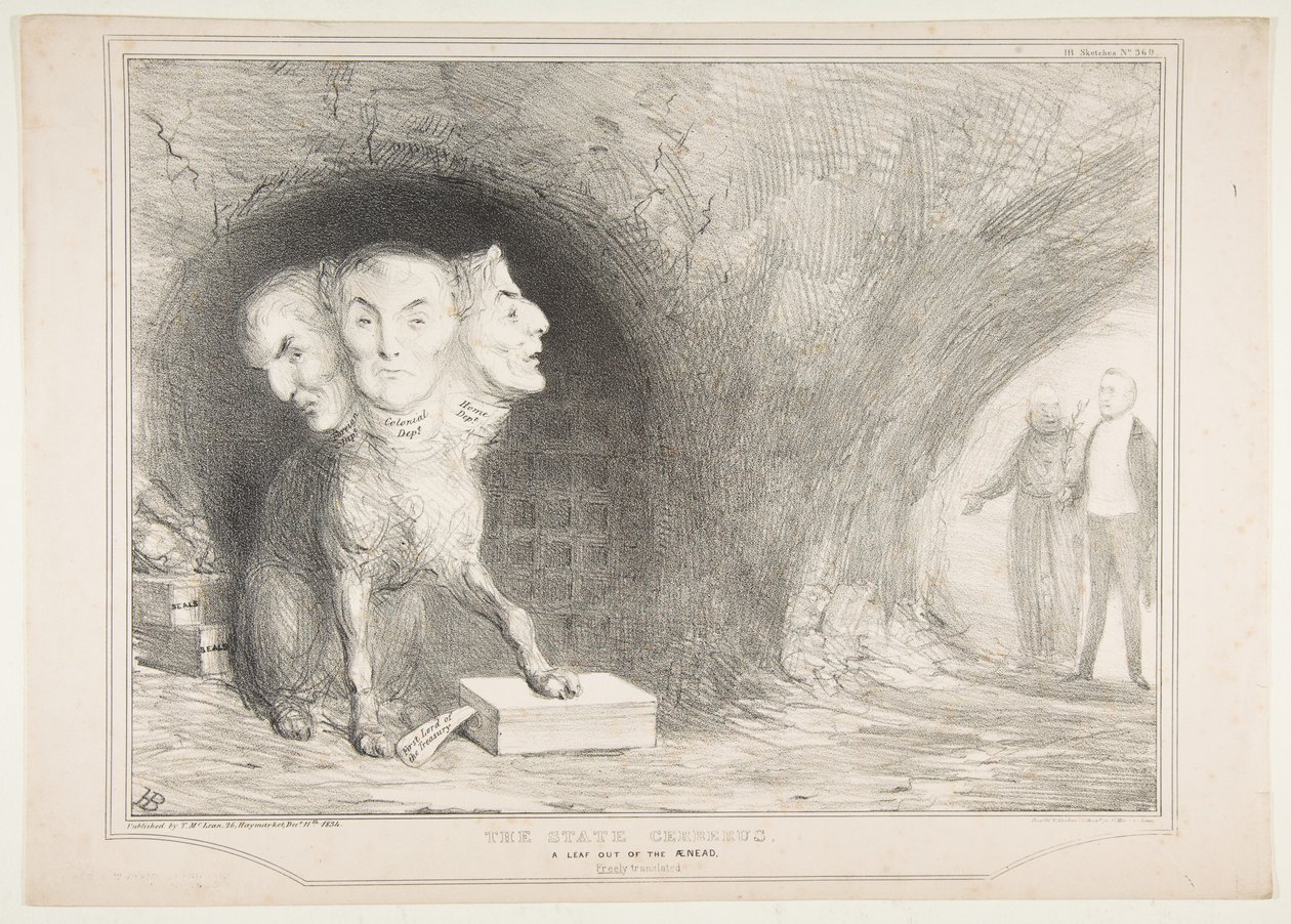 The State Cerberus, A Leaf Out of the Ænead, Freely Translated by John Doyle