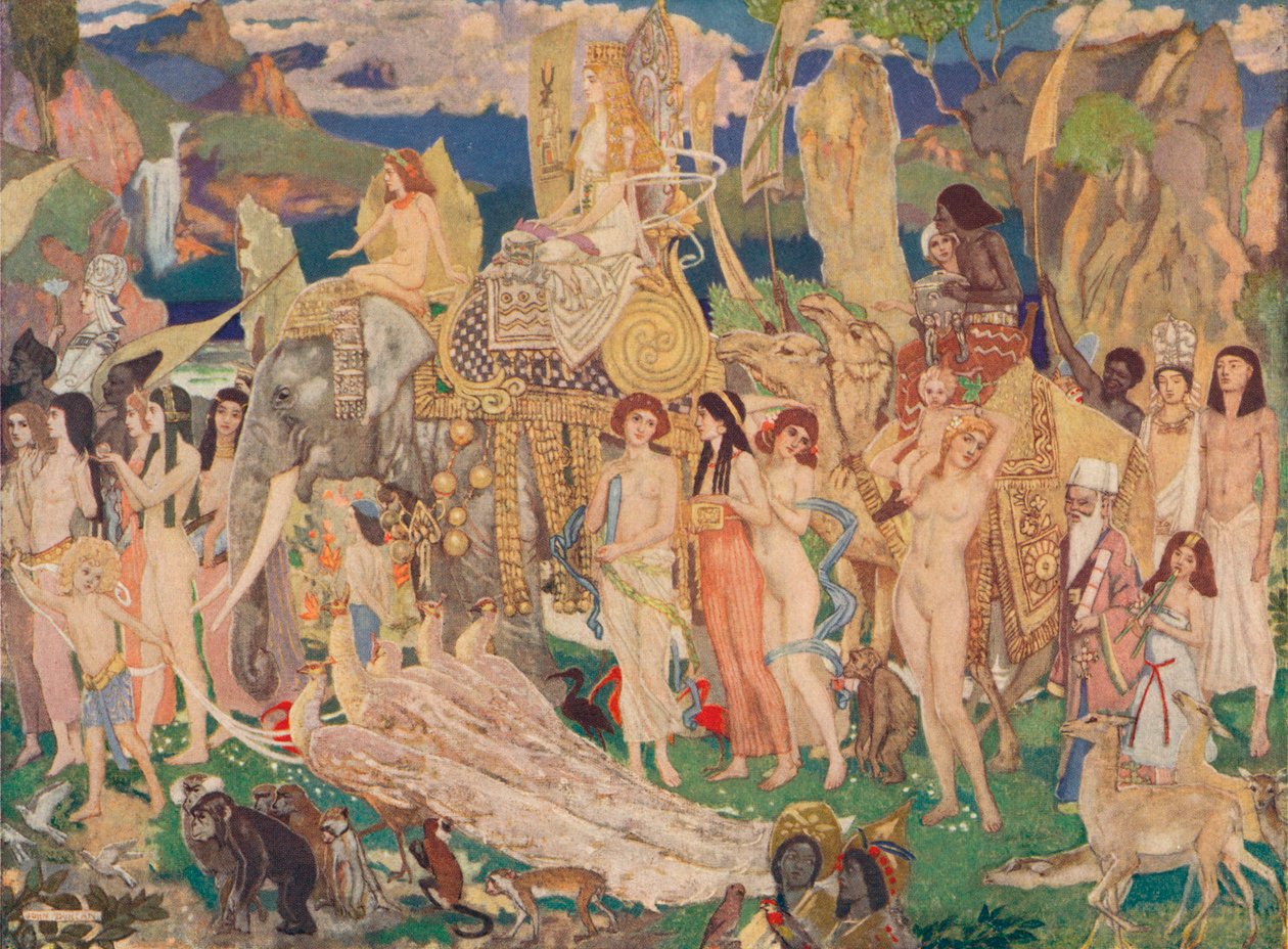 Ivory, Apes and Peacocks The Queen of Sheba by John Duncan