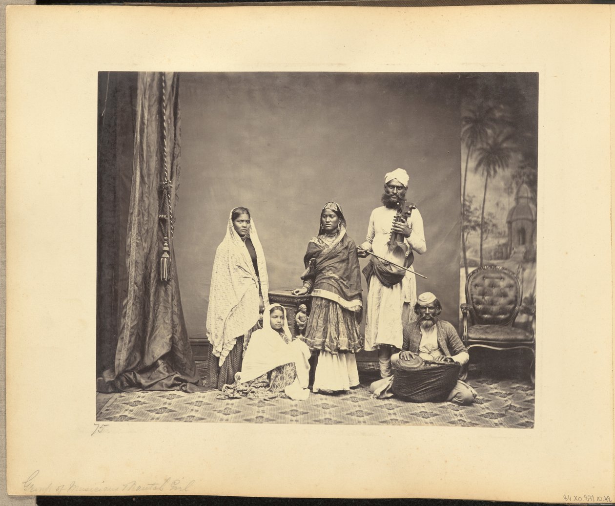 Group of Musicians and Nautch Girl by John Edward Saché