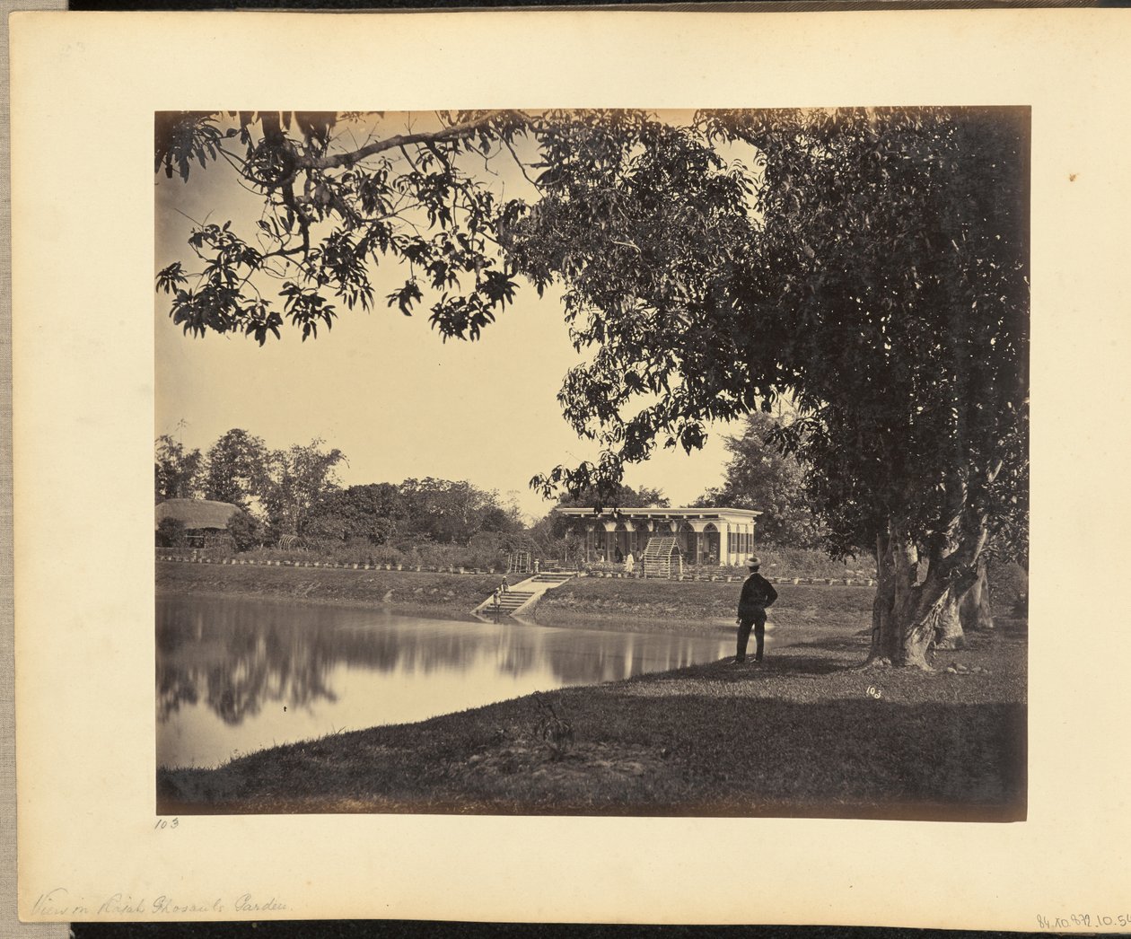 View in Rajah Ghosauls Garden by John Edward Saché