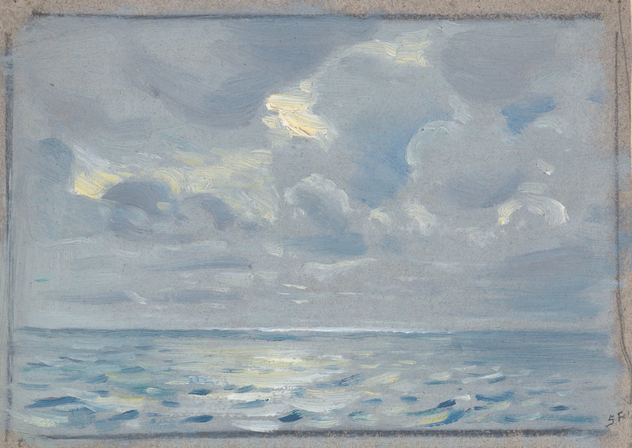 Seascape, Late 19th century to mid 20th century by John Everett