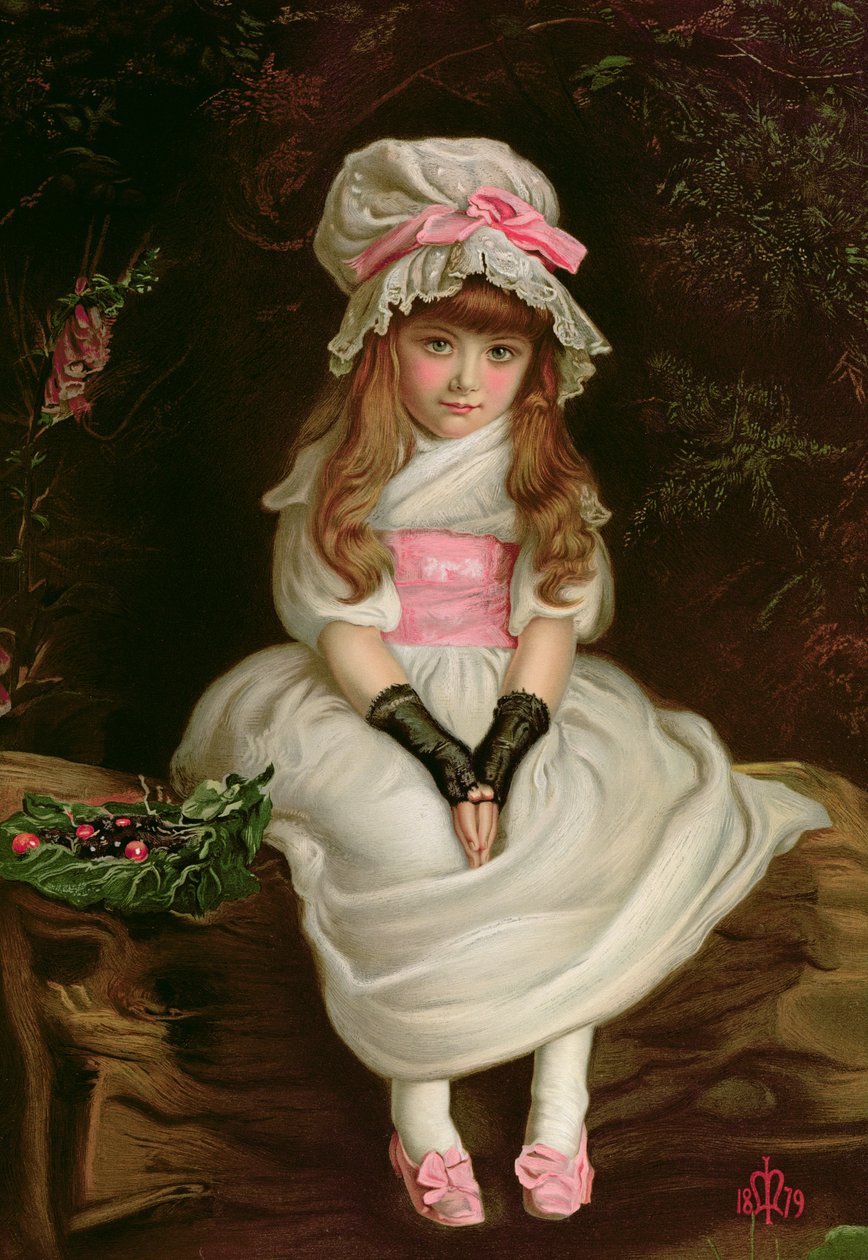 JOHN EVERETT MILLAIS Cherry Ripe （1879年） Cherry Ripe, 1879 by John Everett Millais: Fine art print