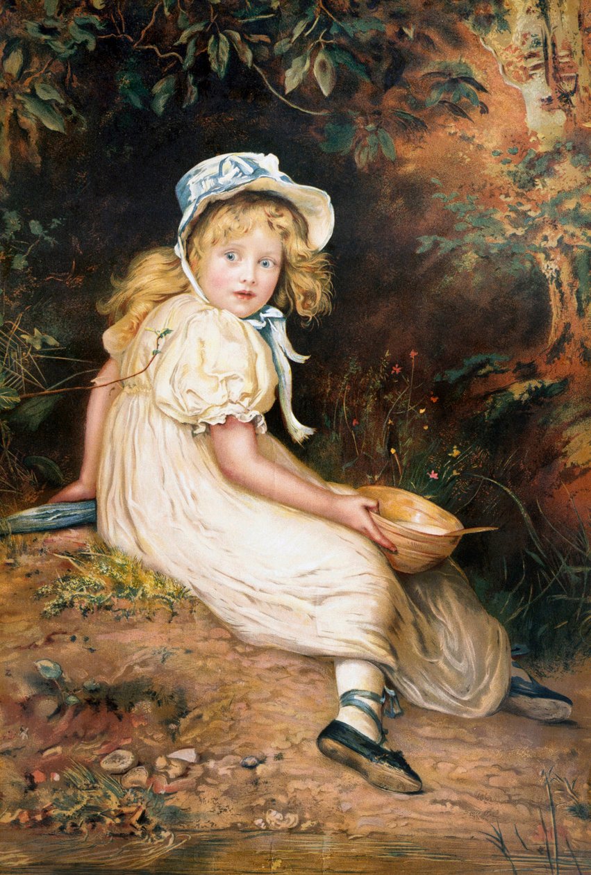 Little Miss Muffet by John Everett Millais