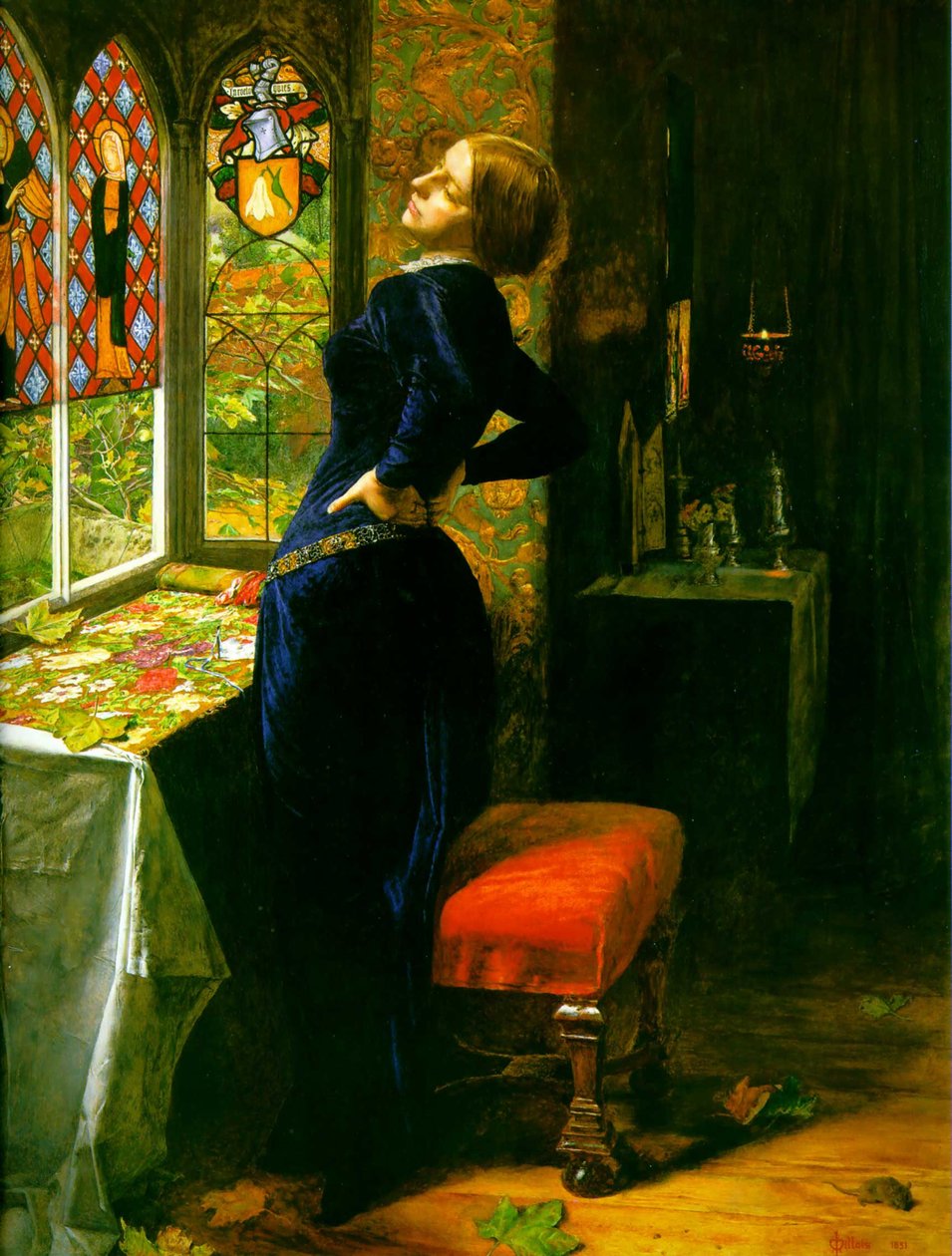Mariana in the Moated Grange by John Everett Millais