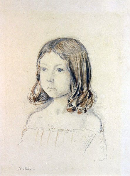 Portrait of Mary Gertrude Holmes by John Everett Millais