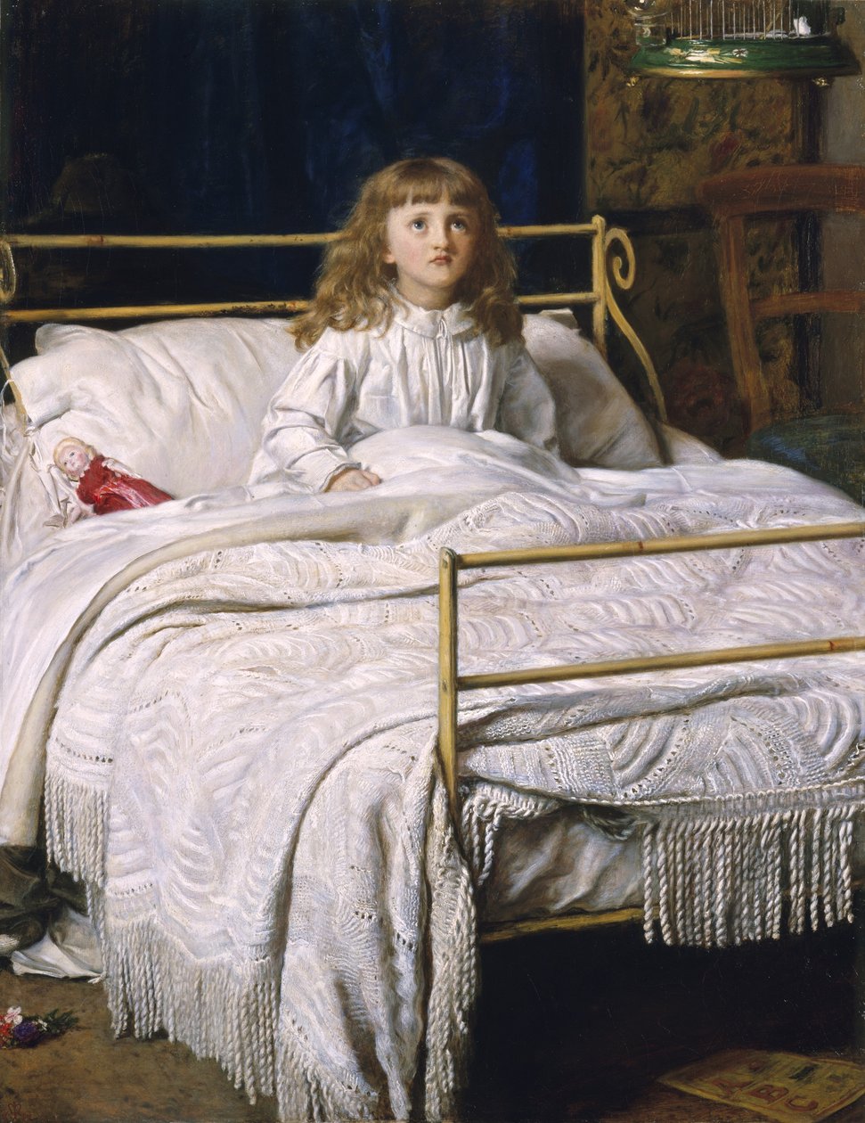 Waking by John Everett Millais