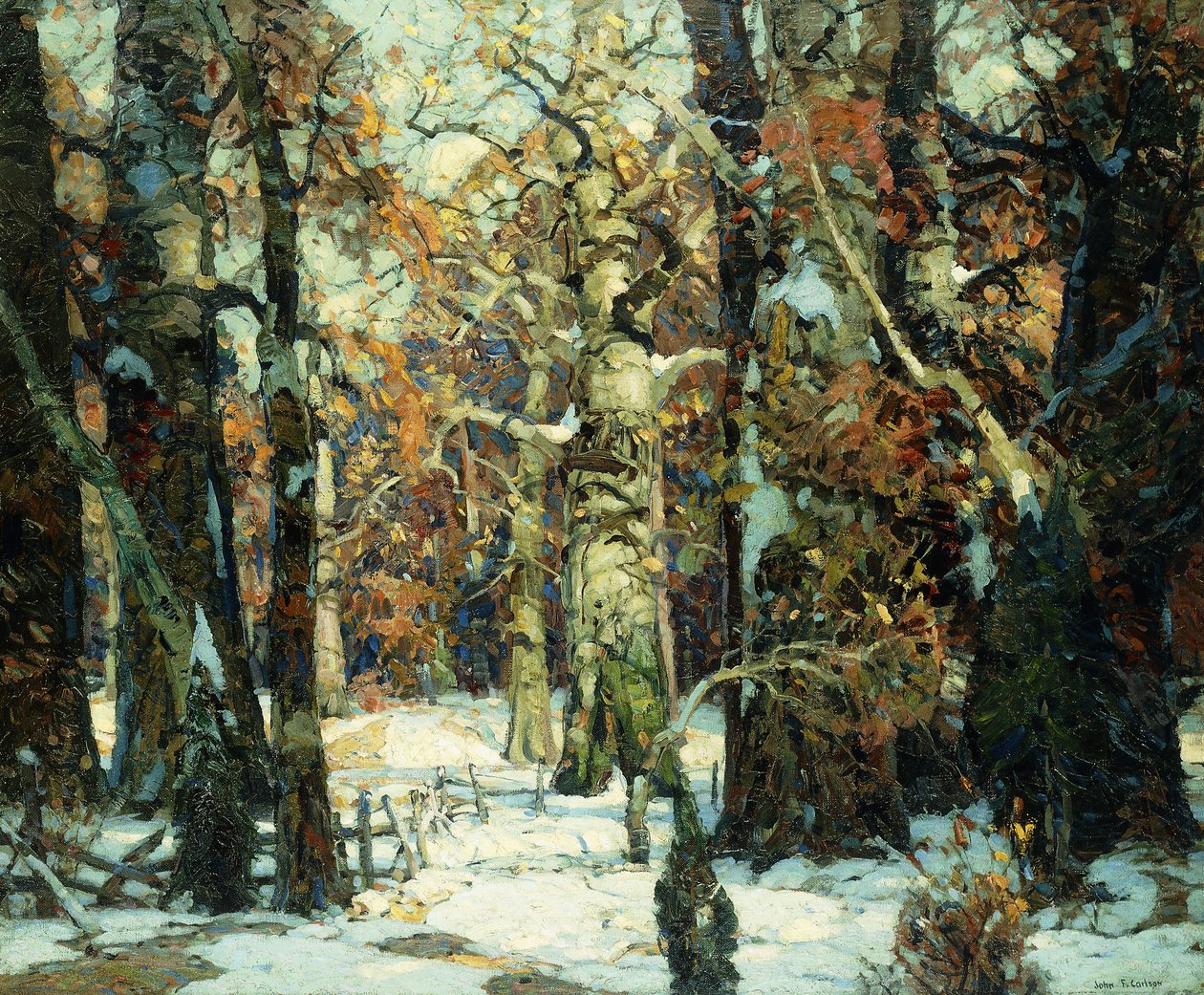 Aisles of the Forest, Berkshires by John Fabian Carlson