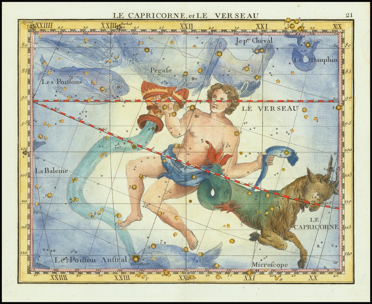 Capricorn & Aquarius by John Flamsteed