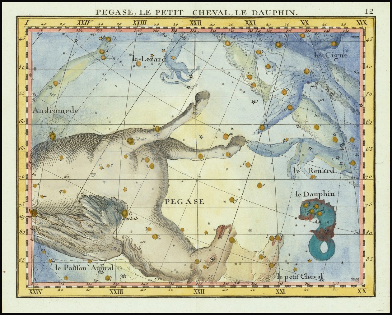 Pegasus, Pisces and Equuleus by John Flamsteed