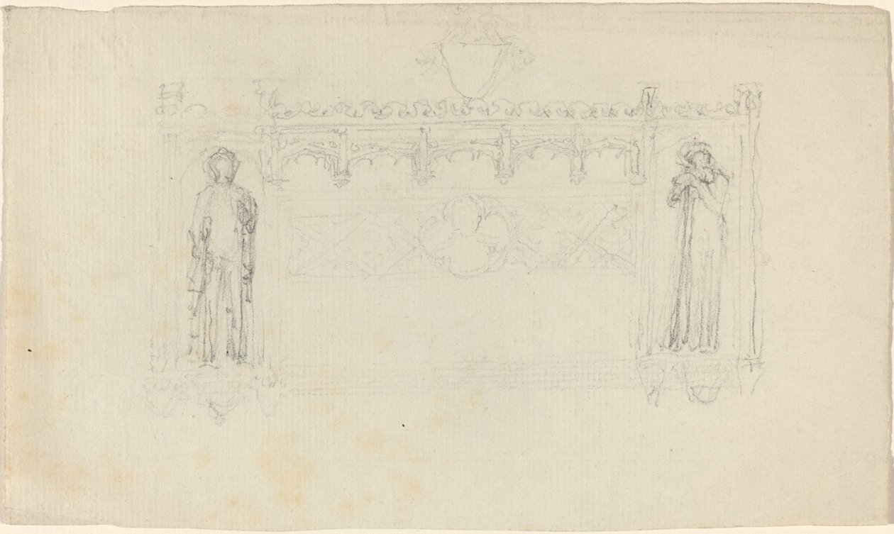 Design for the Simcoe Monument, Exeter Cathedral by John Flaxman