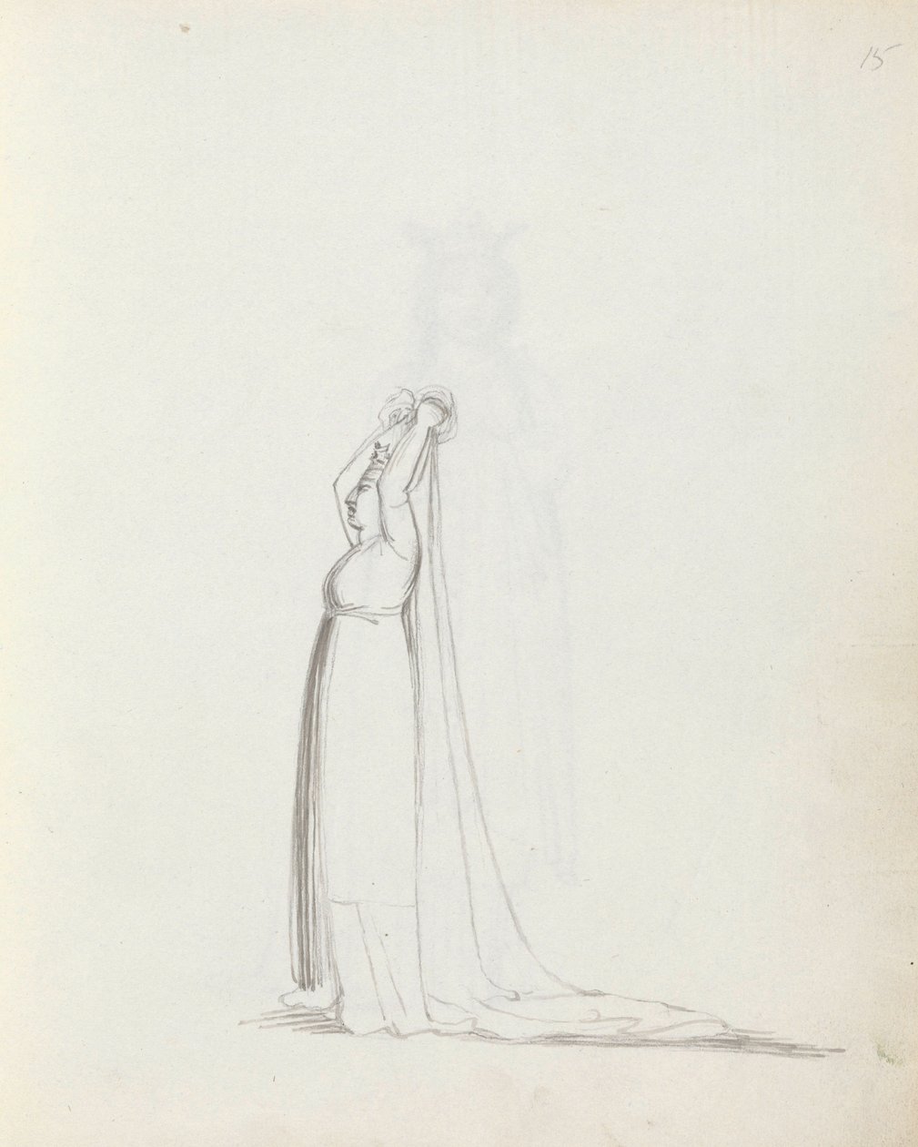 Mrs Siddons as Constance by John Flaxman: Fine art print