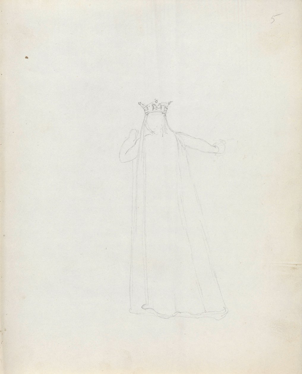 Mrs Siddons as Constance by John Flaxman: Fine art print