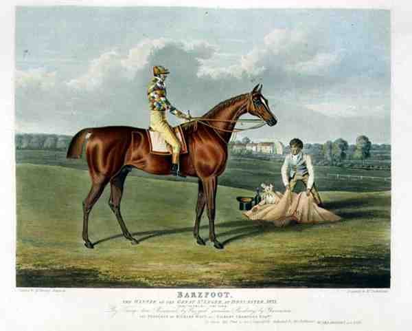 Barefoot, the Winner of the Great St. Leger at Doncaster by John Frederick Herring Snr