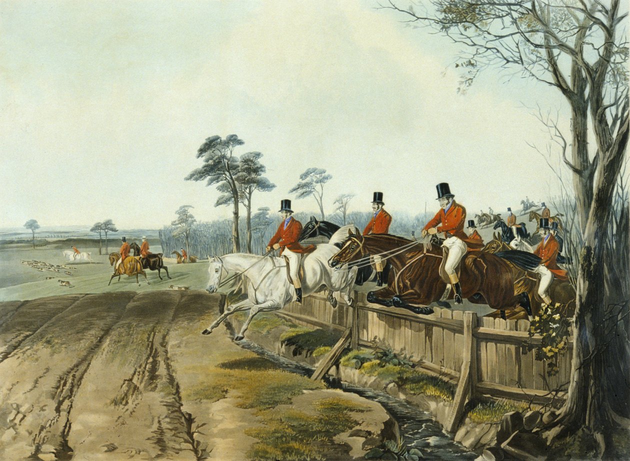 Full Cry (engraved by Huffman and Mackrill) by John Frederick Herring Snr