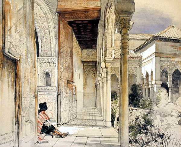 Entrance to the Hall of Abencerrajes, from 