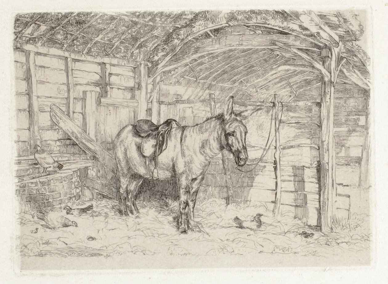 Stable Scene by John Frederick Lewis