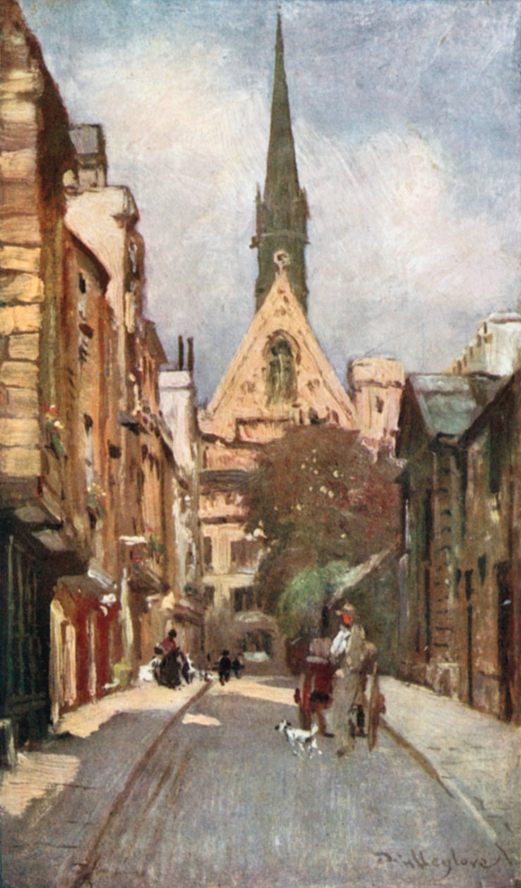 Exeter College Chapel, from Ship Street by John Fulleylove