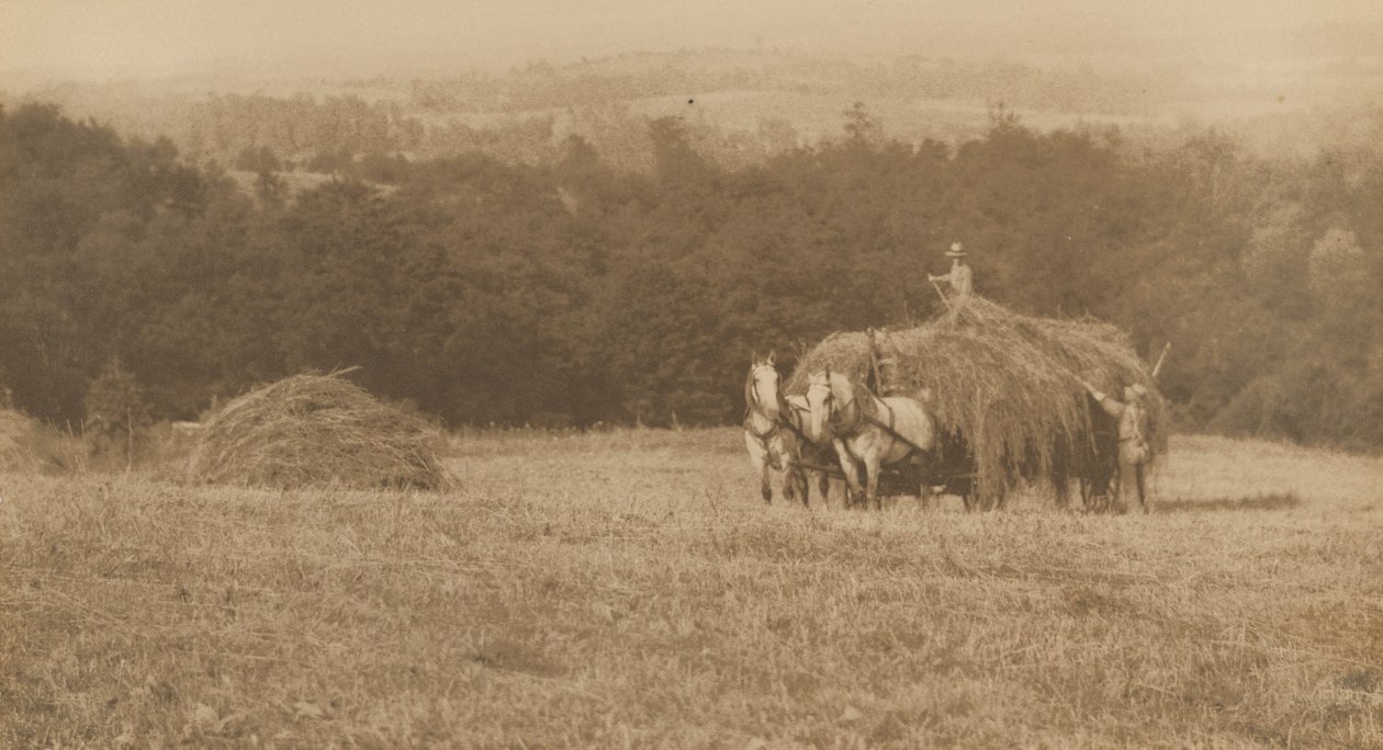 Loading Hay, 1890-1900 by John G. Bullock