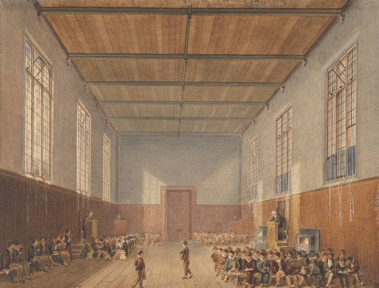 The Hall, Rugby School by John Gendall