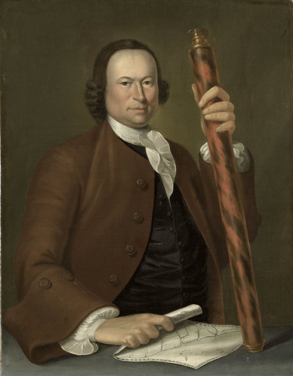 Portrait of an Officer at Sea by John Greenwood