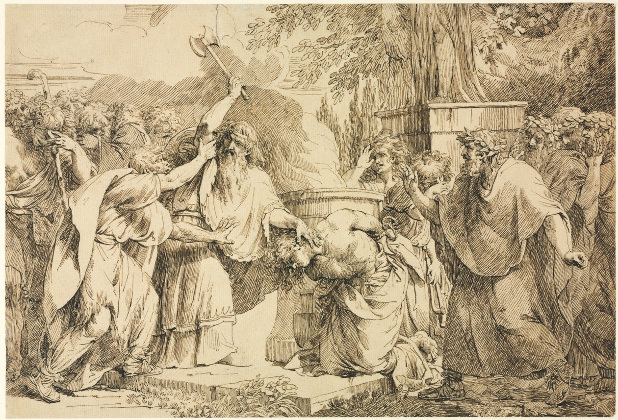 A Sacrifice Interrupted by John Hamilton Mortimer