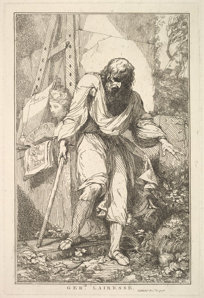 Gerard Lairesse from Fifteen Etchings Dedicated to Sir Joshua Reynolds, December 8, 1778 by John Hamilton Mortimer