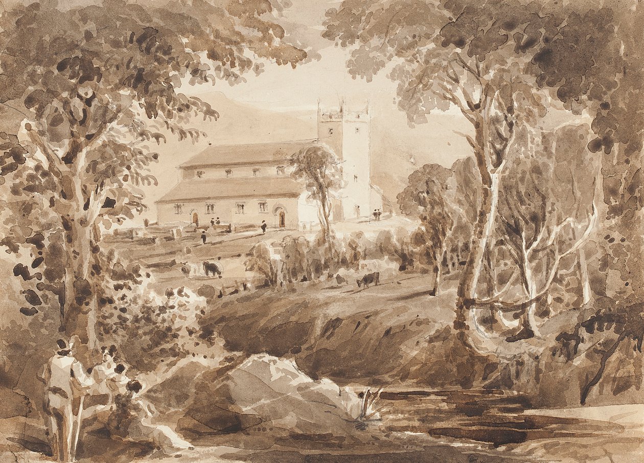 Ambleside Church, Cumbria by John Harden: Fine art print