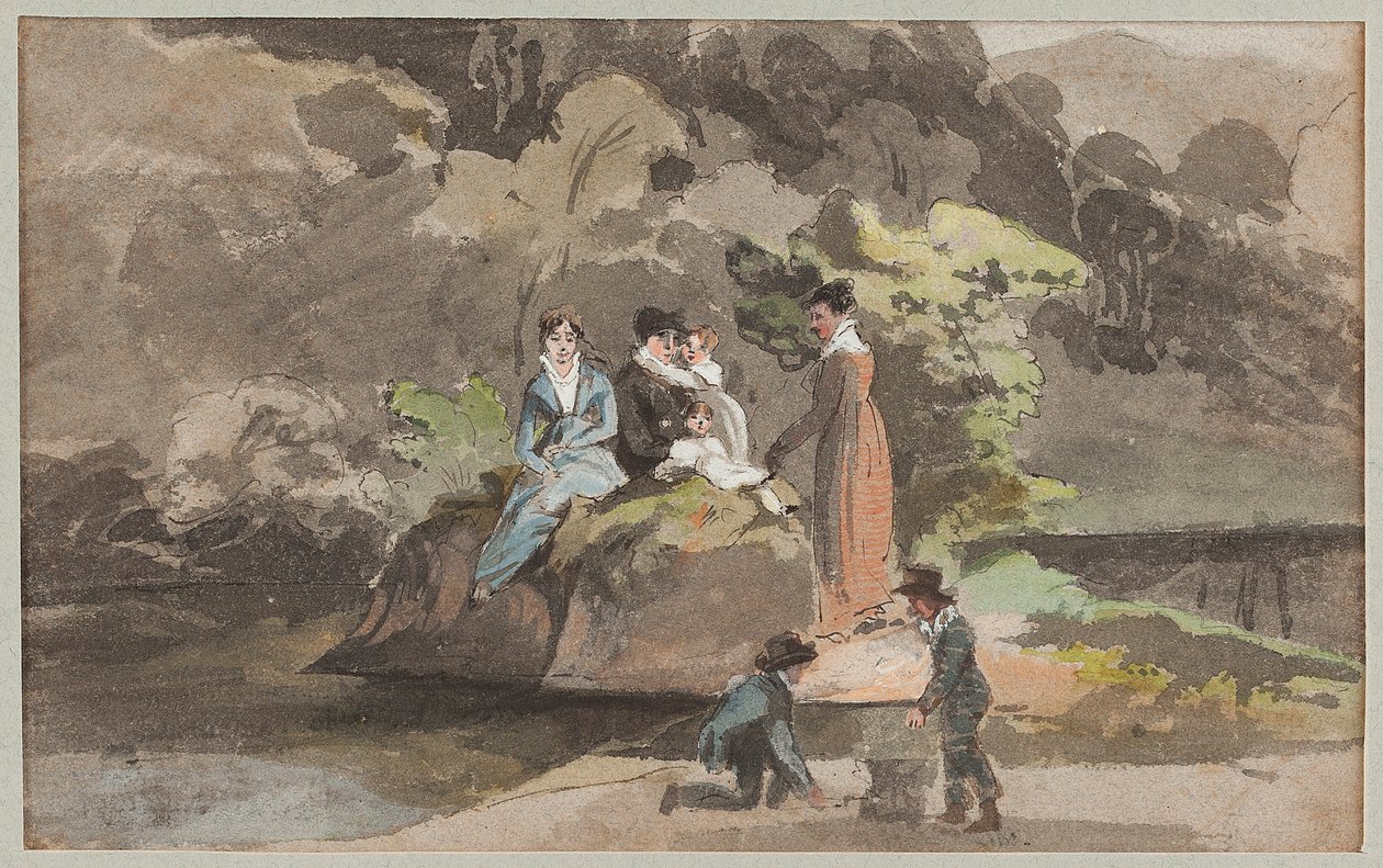 Group by the Water, 1810 by John Harden