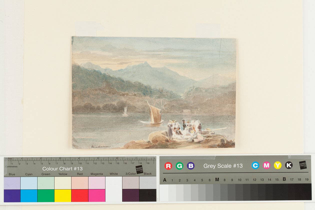 Picnic at Windermere Looking Towards Brathay by John Harden