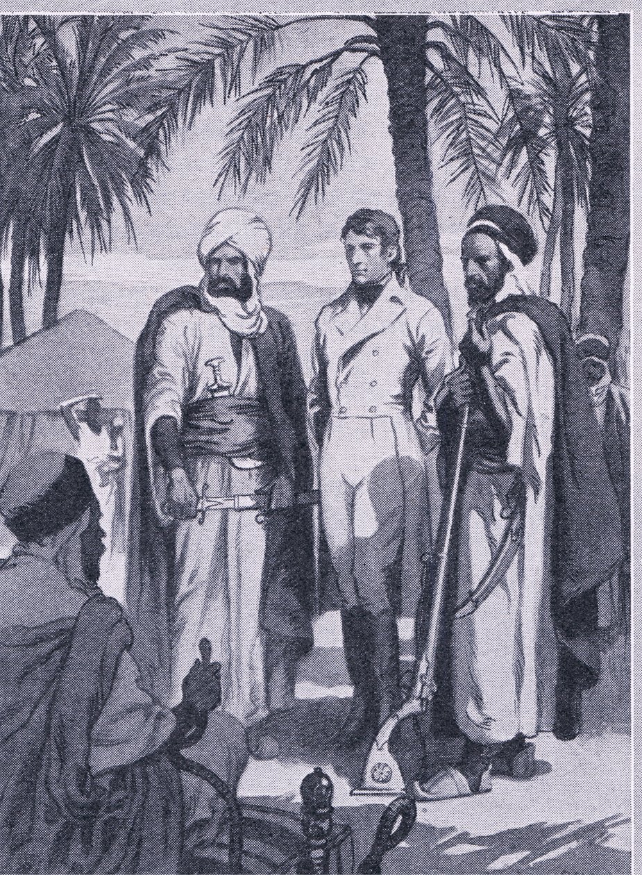 In 1853 David Livingstone with a small party of natives set out on a 1000 mile journey through swamps and forests, Newnes Pictorial Knowledge published by Newnes, c.1950