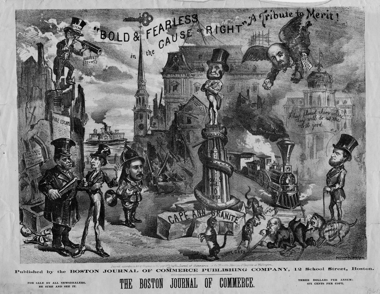 Bold and Fearless in the Cause of Right: A Tribute to Merit!, published by Boston Journal of Commerce by John Henry Bufford