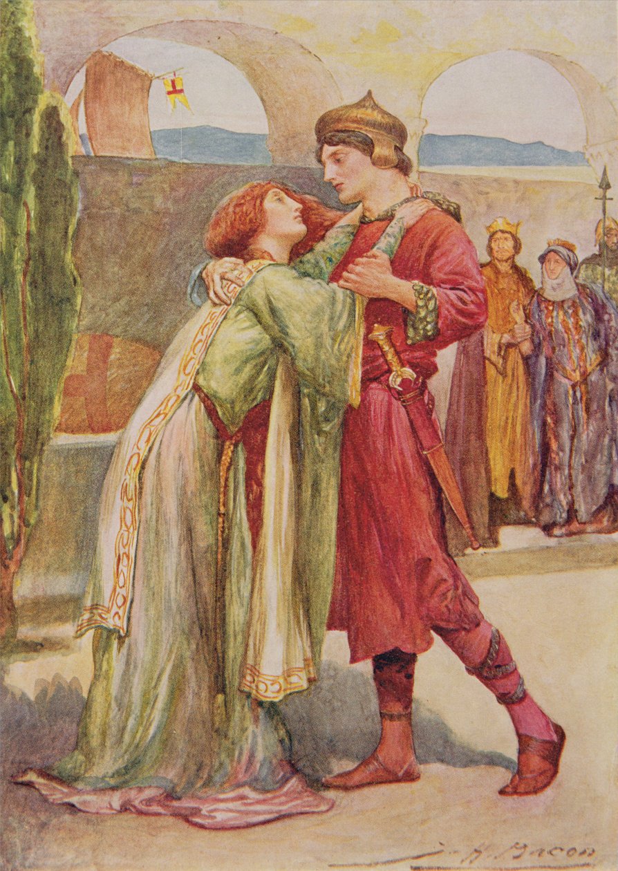 Posthumus and Imogen in Cymbeline from Children