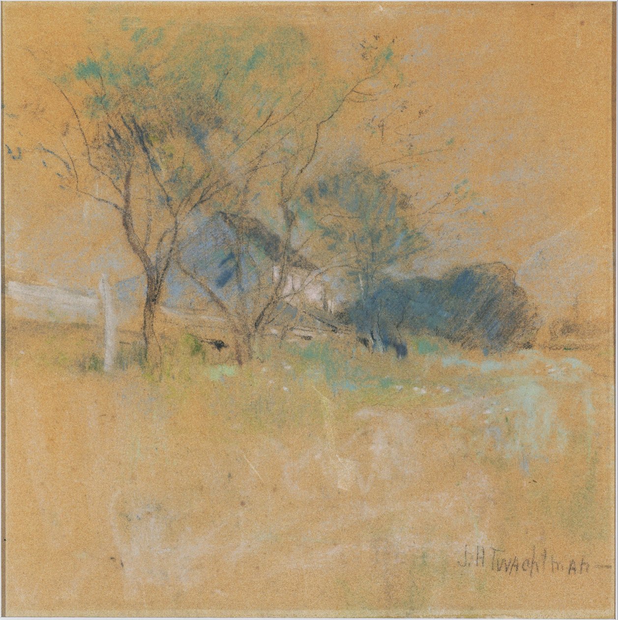 House and Tree by John Henry Twachtman