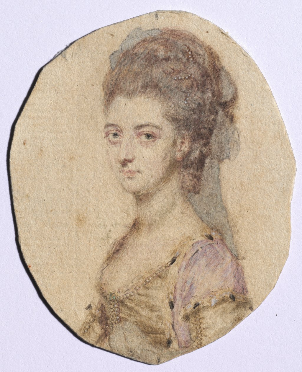 Portrait of Charlotte Bertie, née Warren, 4th Countess of Abingdon by John I Smart