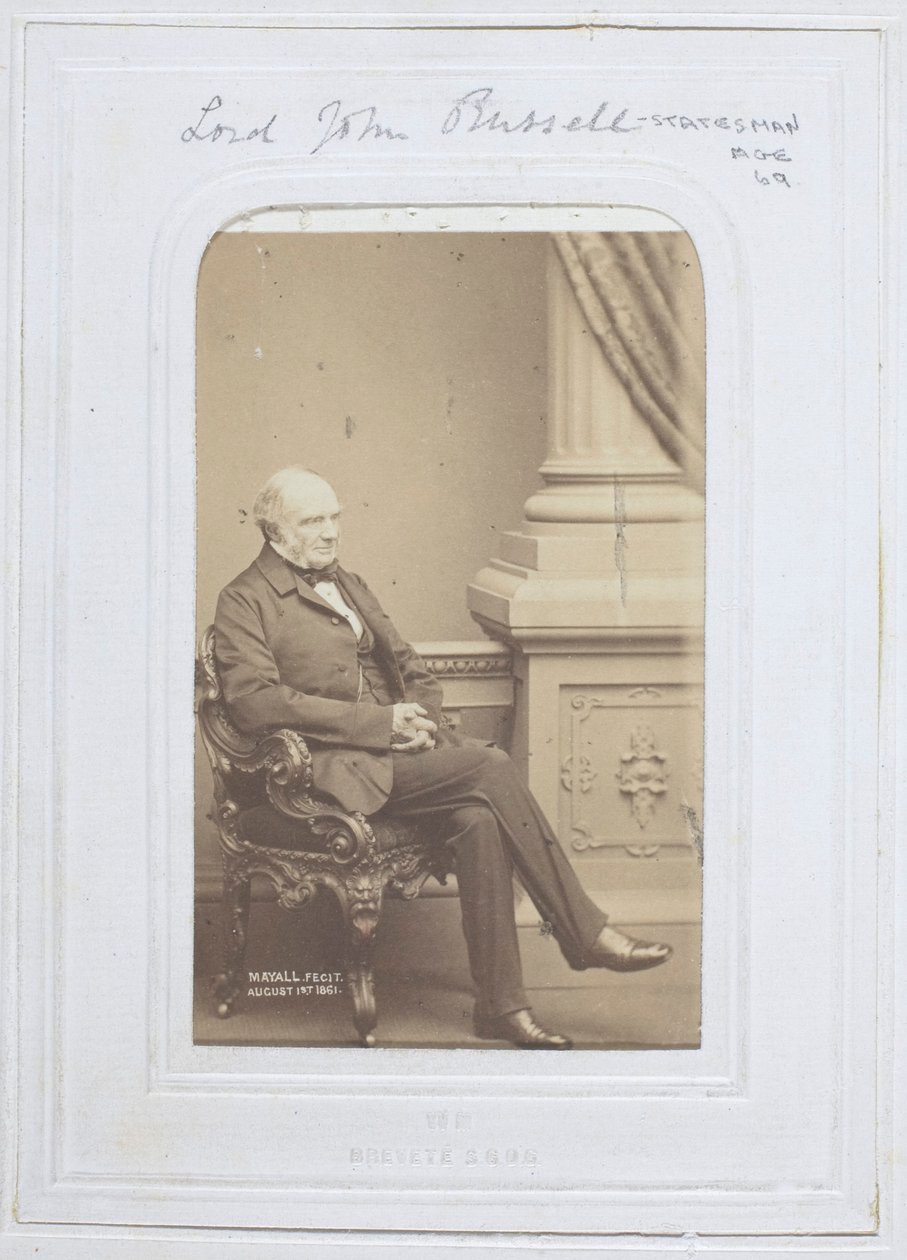 Lord John Russell by John Jabez Edwin Mayall