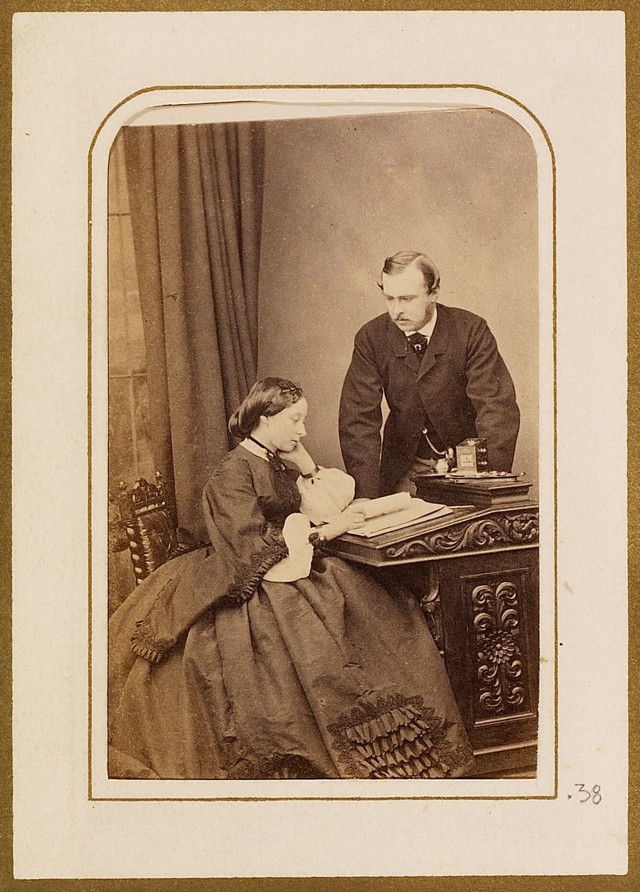 Prince & Princess Louis of Hesse by John Jabez Edwin Mayall