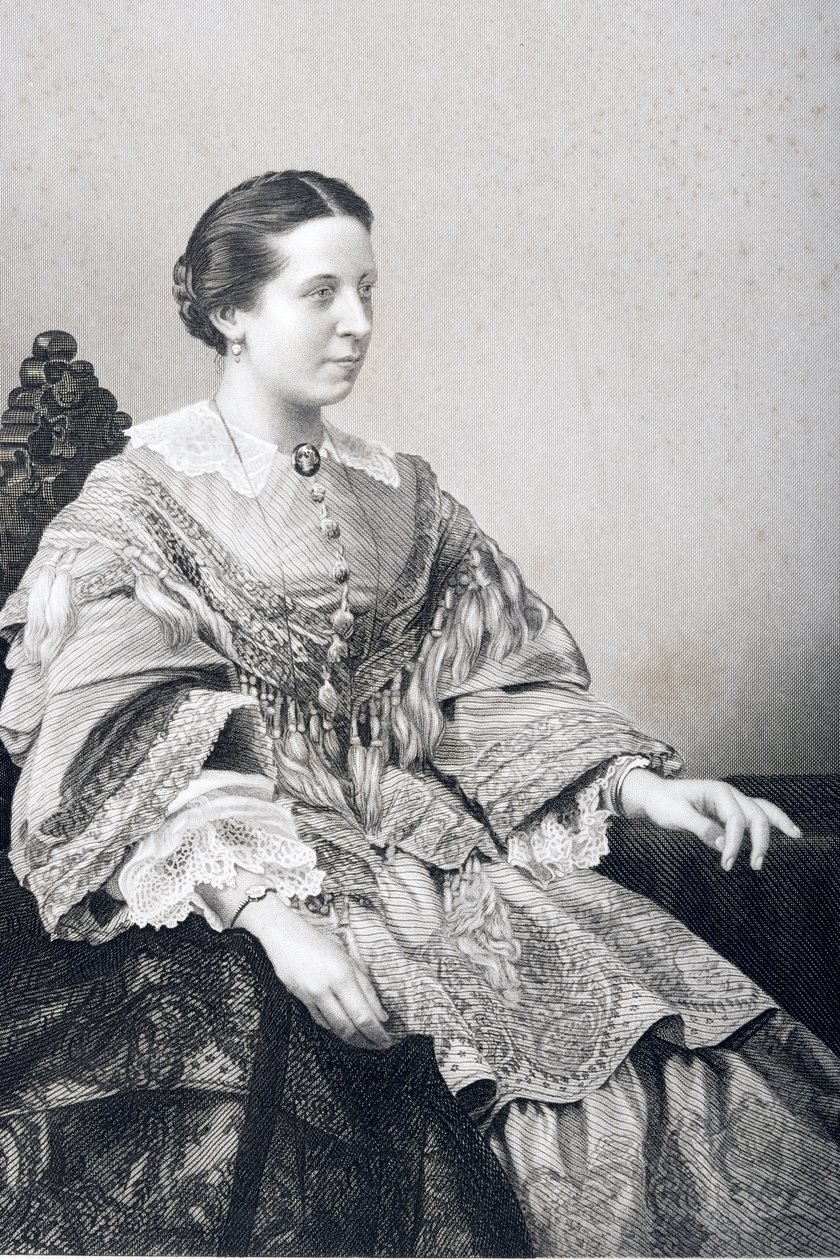 Clara Novello, engraved by D.J. Pound from a Photograph, from 