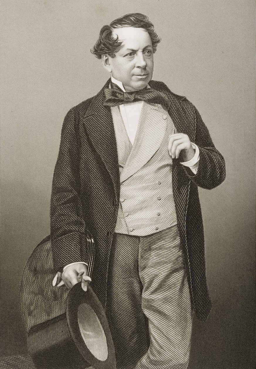 John Baldwin Buckstone (1802-79) Engraved by D.J. Pound from a Photograph, from 
