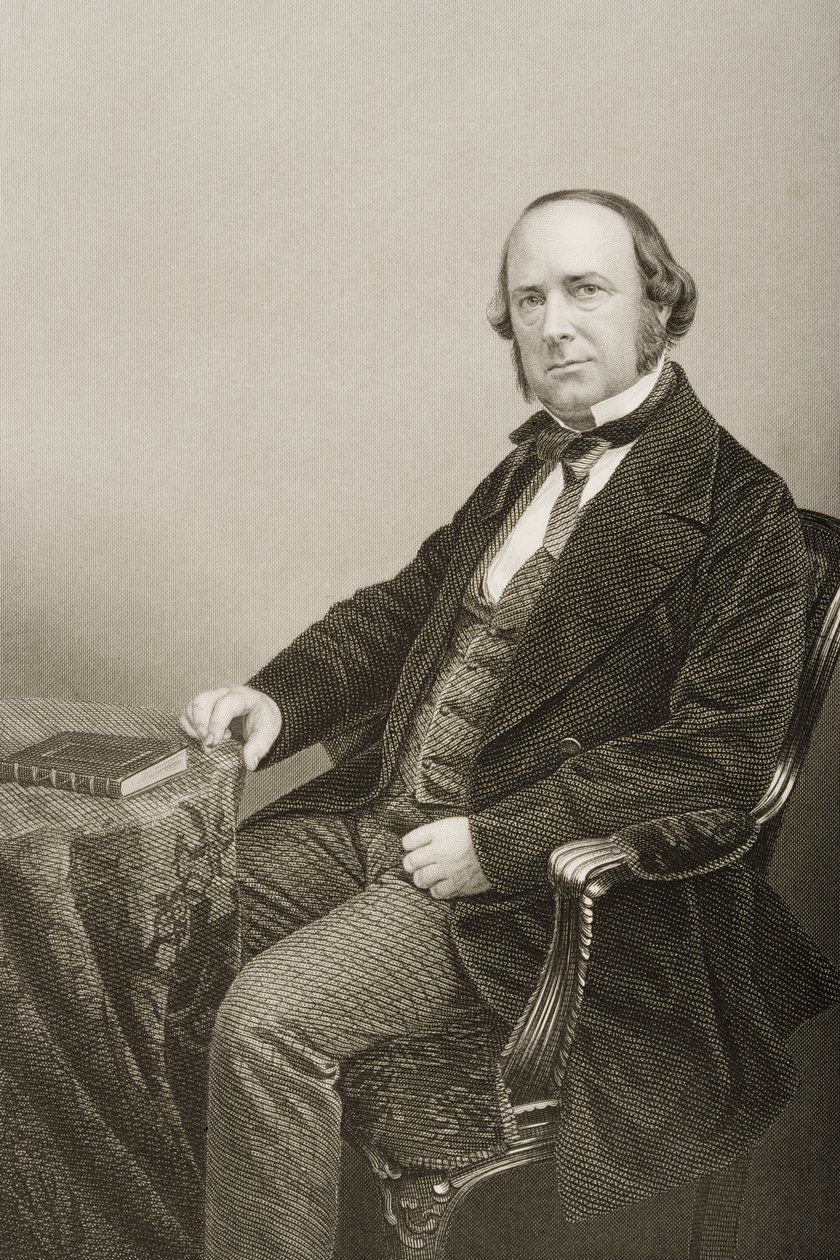 Thomas Wright (1810-77) engraved by D.J. Pound from a photograph, from 