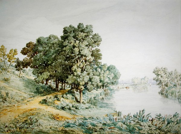 Postwick Grove on the River Yare by John Joseph Cotman