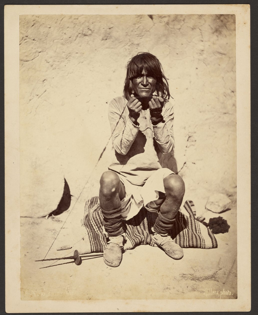 A Moki Spinning by John K. Hillers