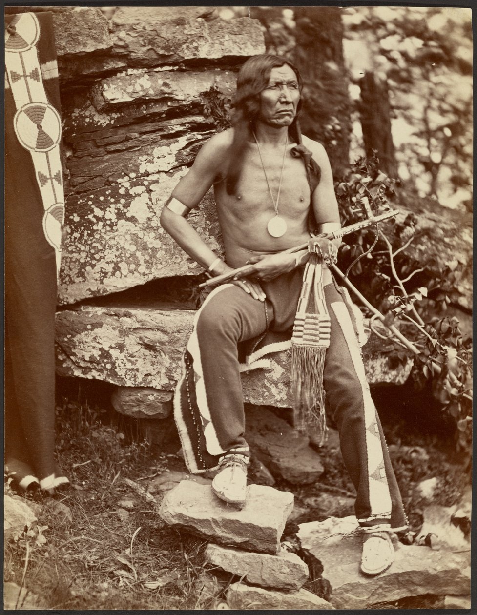 Yellow Bear, of the Muscogee Nation in Okmulgee by John K. Hillers