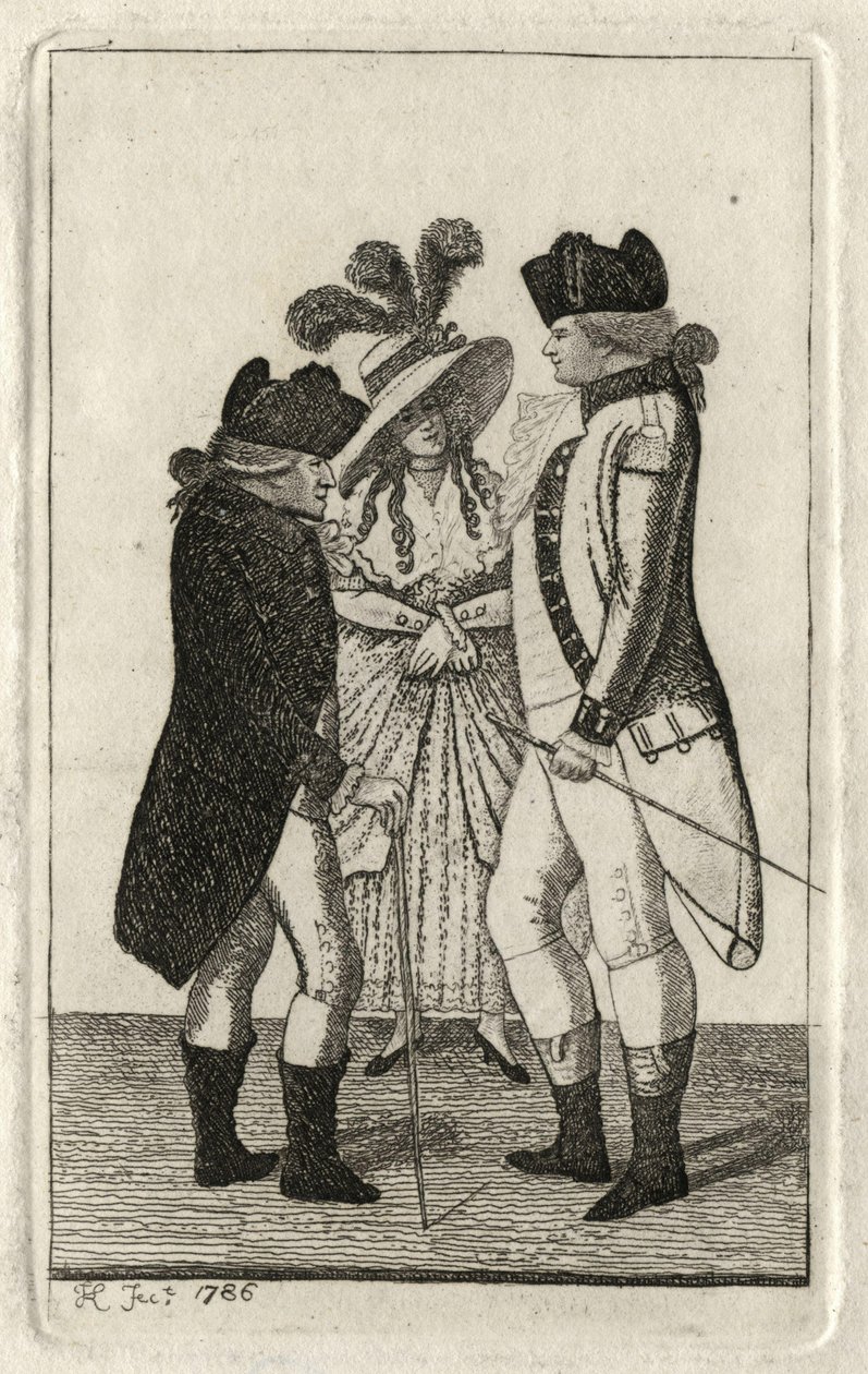 Captain Page; Captain Vicars; with an Admirer by John Kay