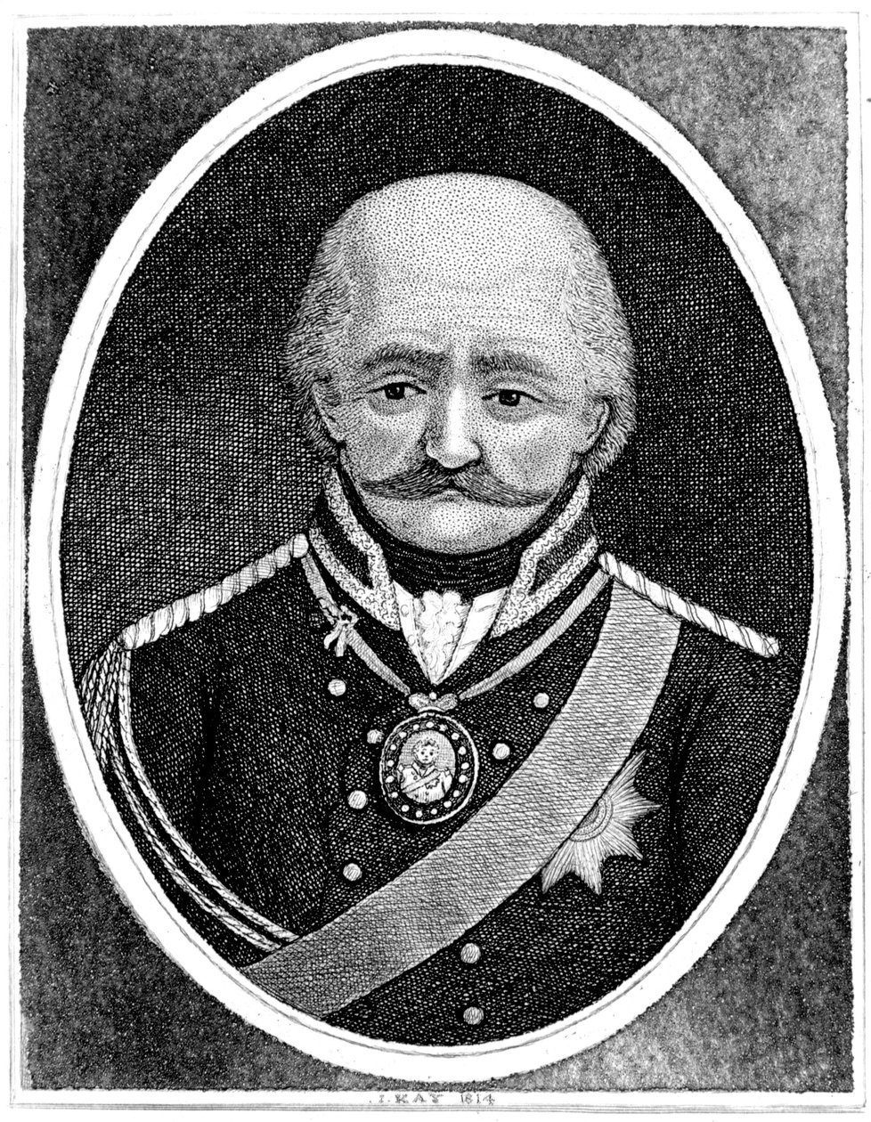 Gebhard Leberecht von Blucher, Prussian General, 1814 by John Kay
