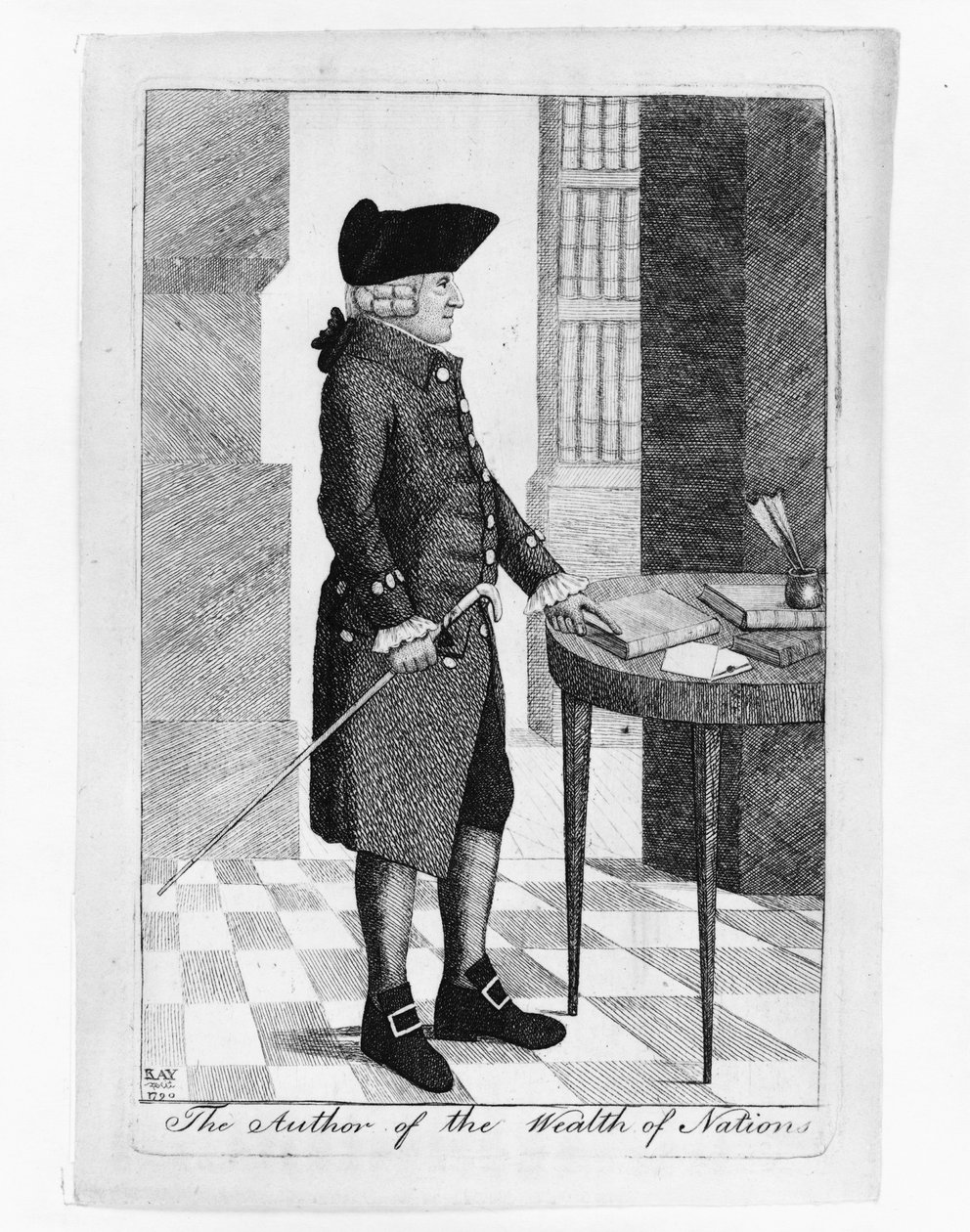 Portrait of Adam Smith, Author of The Wealth of Nations by John Kay