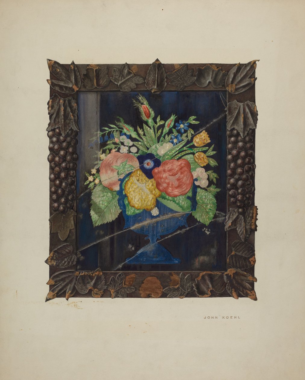 Tin Foil Still Life and Frame by John Koehl