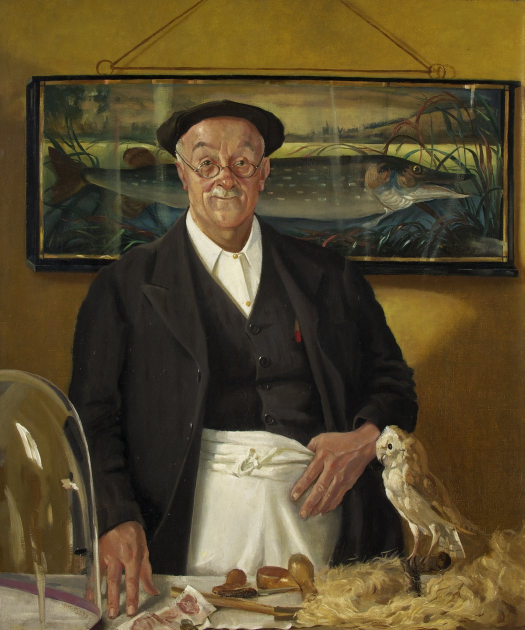 Mr. Chopping the Taxidermist by John Kynnersley Kirby